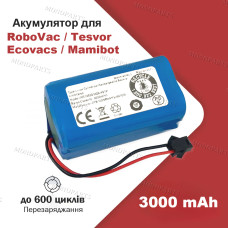 Акумулятор Ecovacs Eufy для робота пилососа Deebot RoboVac 500 601 11 FL2600 батарея 3000 mAh