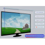Защитное стекло 23 - 24 ″ Anti Blue Light Filter для моноблока монитора, защита для дисплея и зрения